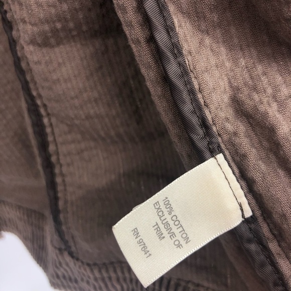 🍋 Y2K VINTAGE 90s MOM crushed velvet corduroy - Picture 5 of 6